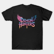 Kpop Demon Hunter T-Shirt/Baju Huntrix Demon Hunter Merch Clothes Kids Adults Harajuku Cotton Top07