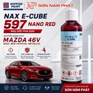 Special red Nippont paint | NAX E-CUBE 597 Nano Red 380g – Original Color Mixed Mazda Paint 46V