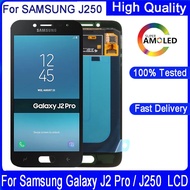 5.0'' For SAMSUNG Galaxy LCD J2 Pro 2018 J250 SM-J250F/DS LCD Display Touch Screen Digitizer Assembl