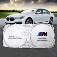 BMW Car Windshield Sun Shade Front Window Windshield Anti-UV Rays Sun Visor Protector Sunshade Compatible With BMW F10 F20 F30 E30 E90 G30 MINI X1 X3 X5 Car Accessories