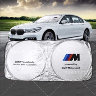 BMW Car Windshield Sun Shade Front Window Windshield Anti-UV Rays Sun Visor Protector Sunshade Compa