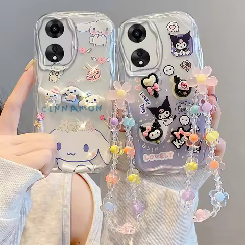 3D Kuromi Cartoon Phone Case For Vivo Y200 Y19 Y18 Y17 Y16 Y15 Y12 Y11 Y5S Y3S Y03 Y02 Y01 Y11S With