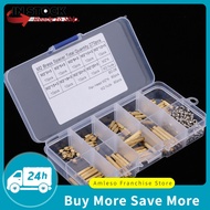 LazaraSale 270Pcs M2น็อตสกรูM2 StandoffแผงวงจรPCB Nutการเลือกใช้สกรูชุด