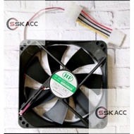 12CM Black Casing Fan CPU Fan/ + Bolts 12CM Black Casing Fan/