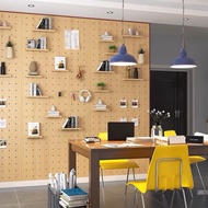 Solid Wood Pegboard Accessories Wall Shelf Hole Board Decoration Display Stand for Home CRL4 BD1T DY