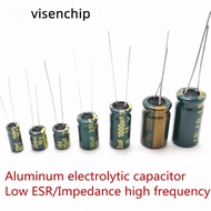 2-50pcs  35V 50V High Frequency Low ESR Aluminum Capacitor 47UF 100UF 220UF 330UF 470UF 680UF 1000UF