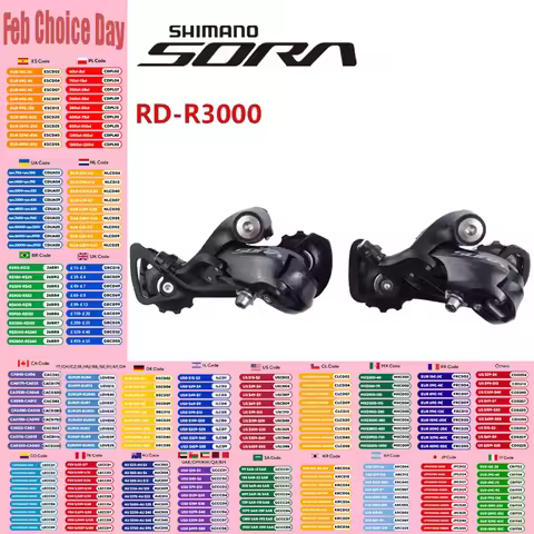 Shimano SORA RD R3000 9-speed SS/GS RD-R3000 Bike Rear Derailleur For Road Bicycle 9s Road Bike Orig