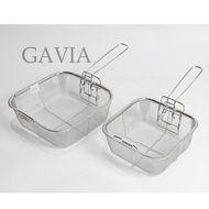 Stainless Steel Deep Fryer Basket Deep Fryer Fryer/ Kentang Stainless Steel Fryer/ GAVIA LFF-4 Stain
