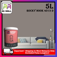 5L Nippon Paint Wall Interior Q-Glo Rocky Nook 4013 D