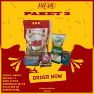 Paket 3 - Paket Sembako Beras Minyak Gula Teh Kecap Kopi Paket Sembako