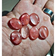 batu akik kecubung cendana rambut merah