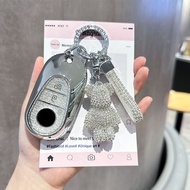 Trend Mall For Mercedes-Benz 3 Buttons Car Remote Key Case For Mercedes-Benz A C E S GLA GLB GLC GLE