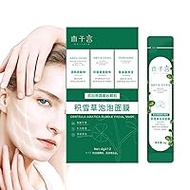 Bubble Face Sheet Mask, Centella Asiatica Facial Refreshing Bubble Masque - Deep Cleansing, Oil-Controlling 12-Piece Foam Mask, Removes Blackheads, Provides a Gently Radiant Wontool