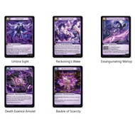 [Grand Archive] DTR UMBRA (U) - Bauble of Scarcity, Death Essence Amulet, Exsanguinating Wallop, Rec