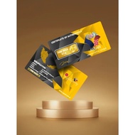 0.1 gram (100Miligram) Gold Bar 999 Emas Kad✨REAL GOLD✨纯金999