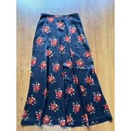 CLUB MONACO Japanese 2-hand long silk skirt, waist 65-67