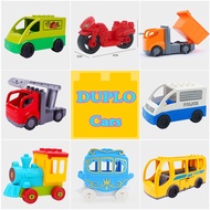 DIY Large Particle Building Blocks Fire Truck Ambulance Bus Motorcycle Helicopter Compatible with Le