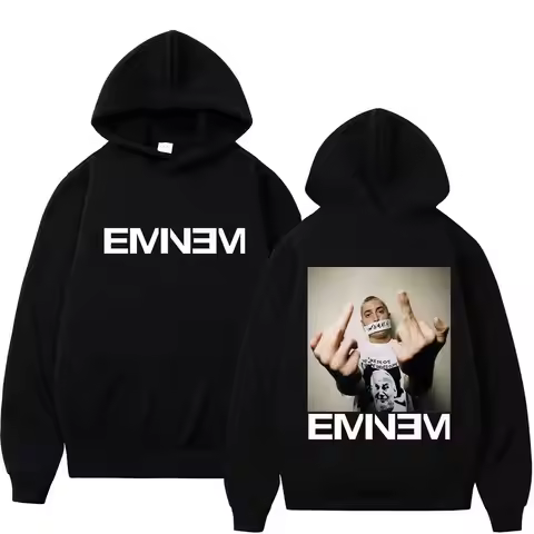 Hot Rapper Eminem Graphic Print Hoodie Men's Women's Brand Hoody Y2K Clothes Vintage Fashion Casual 