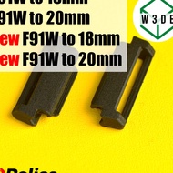 (O »U男3) Adapter Strap For Casio F-91W F-94W F-105W F91W F91 F94W F94 F105W F105 To 18mm 20mm Nato/ 