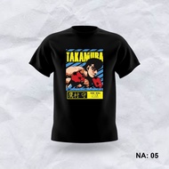 HAJIME NO IPPO TAKAMURA T-SHIRT PREMIUM COTTON 190 GSM UNISEX DTG PRINT