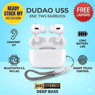 DUDAO U5S TWS Earbuds Bluetooth 5.3 ENC Noise Reduction With Lanyard