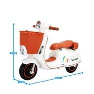 ⭐️Y&Y Kid toy shop⭐ รถแบตเตอรี่เด็ก เวสป้า รุ่นใหม่ล่าสุด สุดคลาสสิค รถมอไซต์เวสป้า