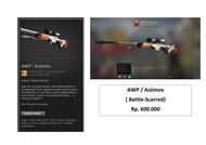 AWP / Asiimov ( Battle-Scarred )