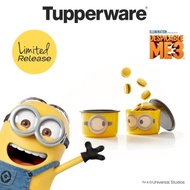 Tupperware Minion Google Canister (2Pcs) // Toples Kids Character One.Touch Container For Children's Snack Snacks