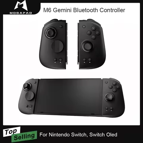 MOBAPAD M6s Gemini Bluetooth Wireless Gaming Controller with Sensing Joystick Gamepad for Nintendo S