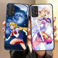 CK-27 Sailor Moon HD Glass Casing for Samsung A52 A13 A33 A32 A72 A23 A53 A73 A52S A26 A56 A16 A06