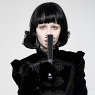 龐克鉚釘布扇子