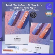 Tropical Blue Oil Pastel Paper 240gsm Oil Pastel Watersoluble Oil Pastel Soft Pastel Paper Pastels P