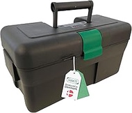 raaco Toolbox 17 inches, empty plastic tool box, 22.3 x 44.2 x 22.9 cm, load up to 25 kg, lightweigh