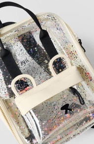 TAS RANSEL SEKOLAH ANAK ZARA VINYL GLITTER / BACKPACK KIDS TRANSPARAN