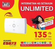 Huawei E5673 Bundling Indosat Unlimited 1 Tahun -135rb Perbulan