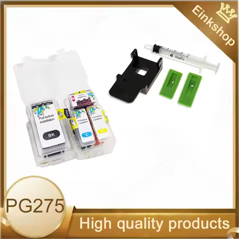 einkshop PG275 CL276 Smart Cartridge Refill Kit PG-275 CL-276 For Canon PIXMA MP230 PIXMA MP240 Ink 