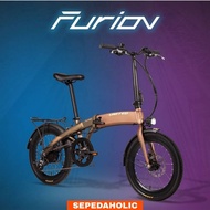 Sepeda Lipat Listrik UNITED FURION Electric E Bike Folding 20 Inch