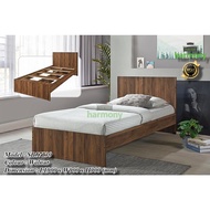 Harmony Melissa Wooden Single Bed Frame / Solid Wood Single Bed / Katil Bujang Kayu / Katil Single / Bedroom Furniture