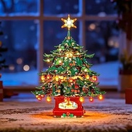 YEABRICKS LED Light for Lego-41843 Christmas Family Christmas Tree Decoration Building Blocks Model 