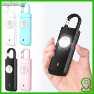 SUCHENSG Emergency LED Torch Keyring, Panic Security Portable Personal Alarm Safety Keychain, 130dB 