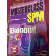 preloved buku rujukan ekonomi masterclass spm kssm tingkatan 4&5