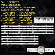 Samsung 43 Inch TV Backlight HG43AJ570MK UA43J5000 UA43T6500 UA43J5200 UA43J5202 UA43J5250 UA43M5000