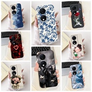 Honor X7b Case Honor X7b 5G Cover Luxury Fashion Flowers Kawaii Girl Cute Cat Shockproof Phone Case 