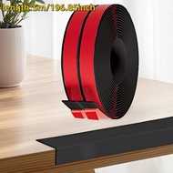 4cm X 5m / 1.57 X 196.85 Inch Vinyl Corner Trim Self-adhesive Thermoformed Decorative Strip Three-in