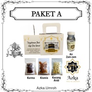 PAKET OLEH OLEH HAJI DAN UMROH DUS BOX KABAH PUTIH 25 PCS HAMPERS MAKANAN