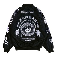 Miscast Varsity Jaket Vintage Medusa Black
