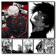 H8L5 Japanese Anime Tokyo Ghoul Posters Wall Art Canvas Painting Manga Home Living Room Decor