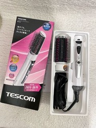 日本TESCOM 山茶花精油負離子吹風梳 ionic hair styler dryer