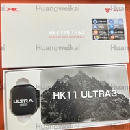 2025 AI smart watch HK11 ultra3 max real AMOLED 49mm wireless charging BT calls Men NFC 2025  Smartw