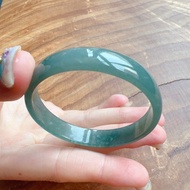 冰種藍水雪花棉翡翠手鐲 | 15圍 | 天然A貨翡翠 |  送禮